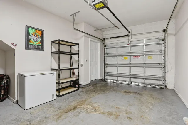 a view of a room with storage and utility