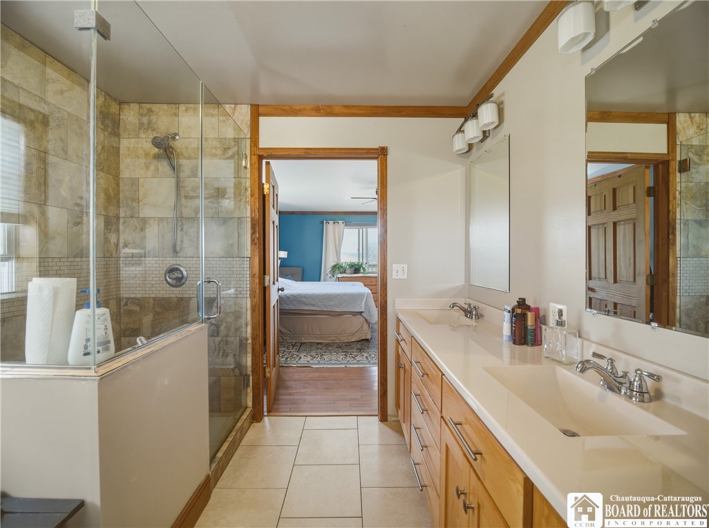 1546 Swede Road Harmony, NY 14710 - Photo 37 of 49 Great tiled shower
