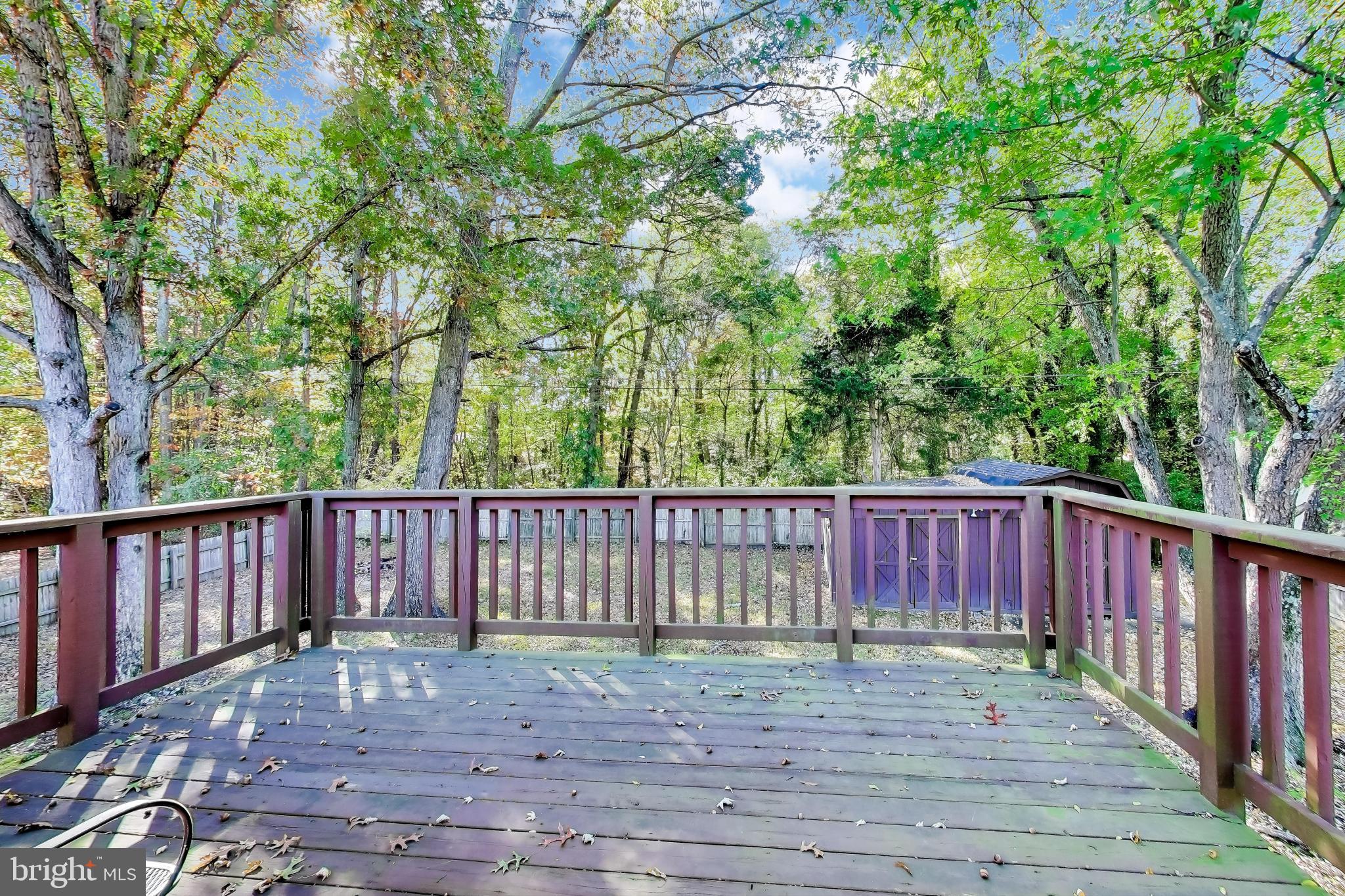 119 Jefferson Road Waldorf, MD 20602 - Photo 20 of 44 a view of deck with wooden floor and fence