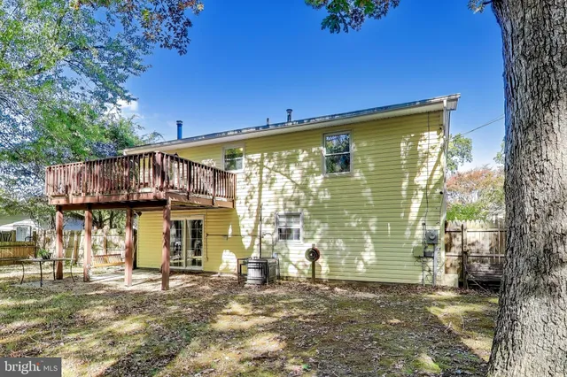 a view of a house with a patio