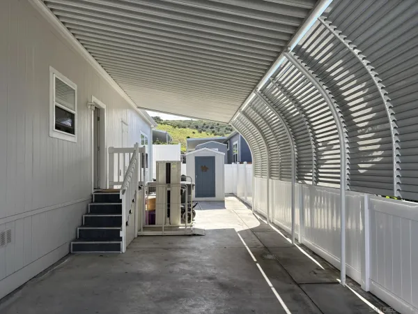 a view of outdoor space and deck