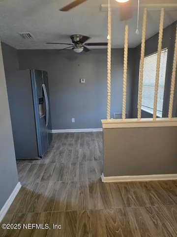 wooden floor in a room