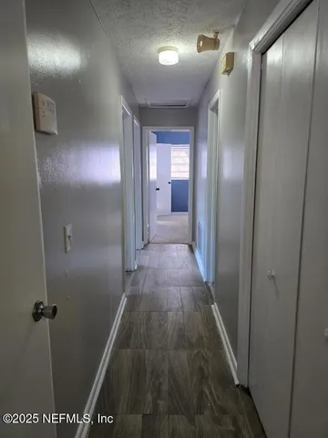 a view of hallway with elevator