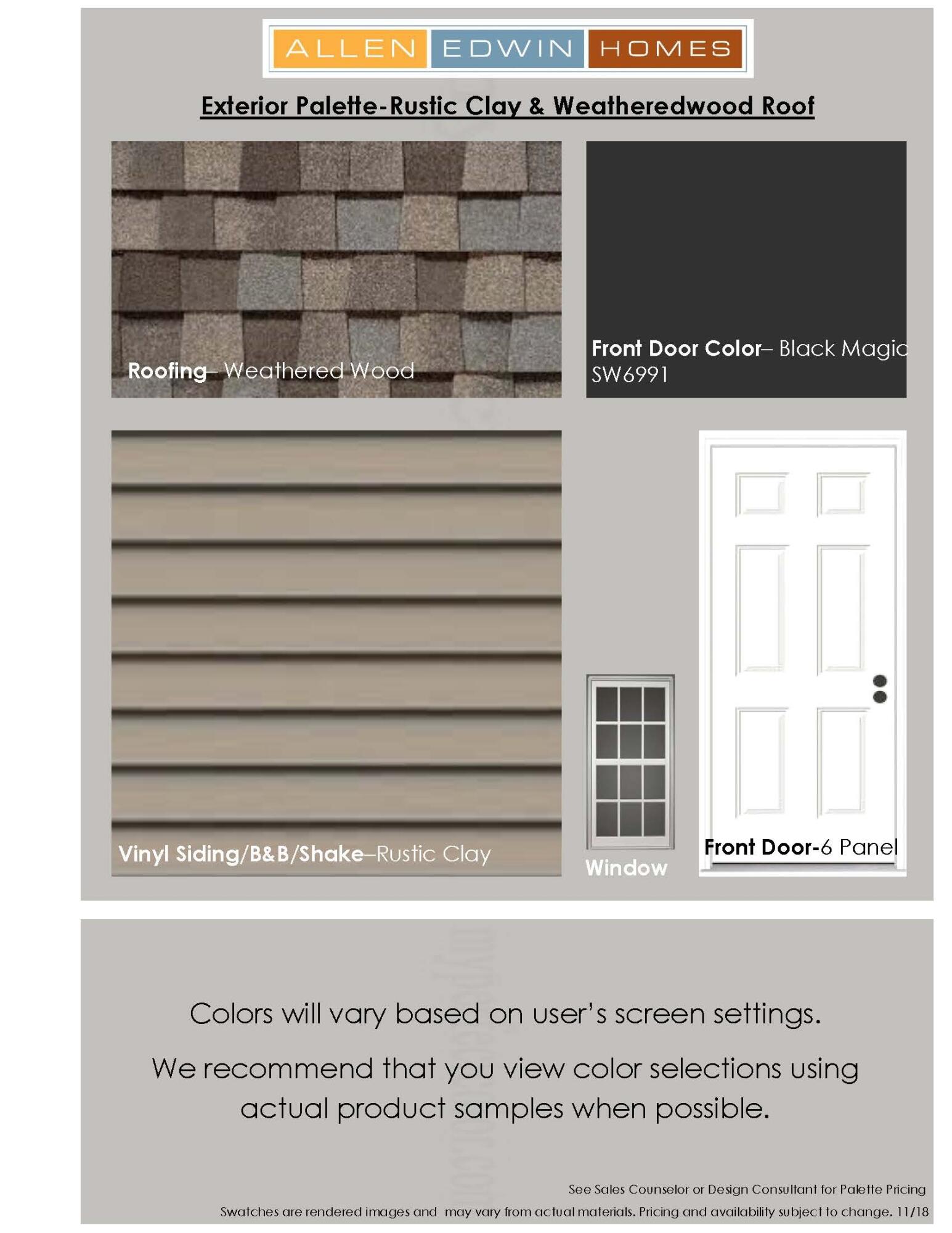 497 McKinley Three Rivers, MI 49093 - Photo 16 of 18 MTR0030 EXTERIOR PALETTE