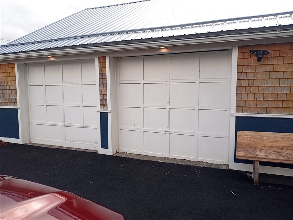 Front of Garage view