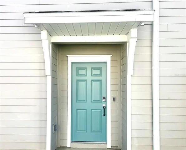 a close view of a wooden door