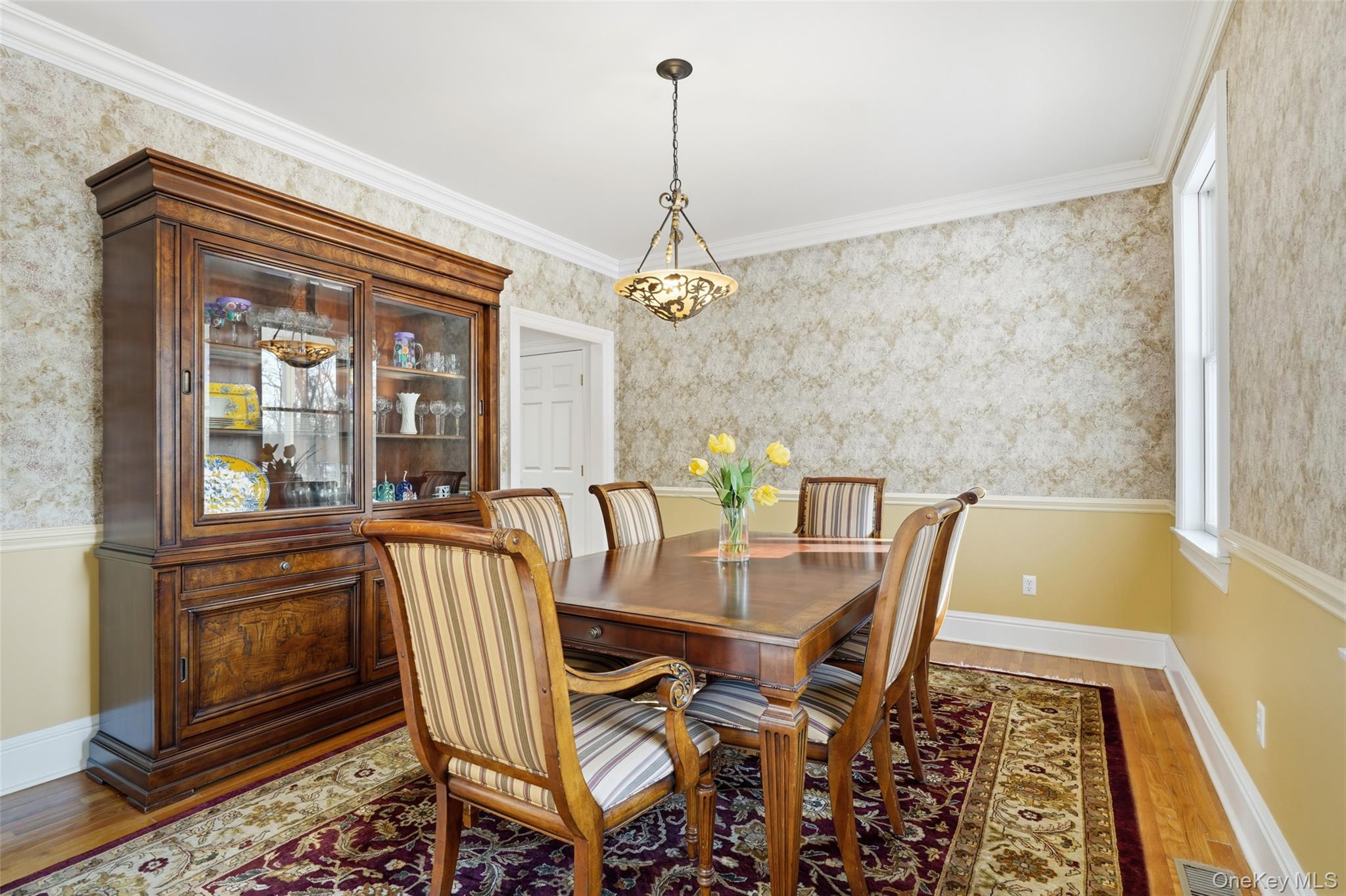 127 Smith Ridge Road South Salem, NY 10590 - Photo 20 of 49 a view of a dining room with furniture window and outside view