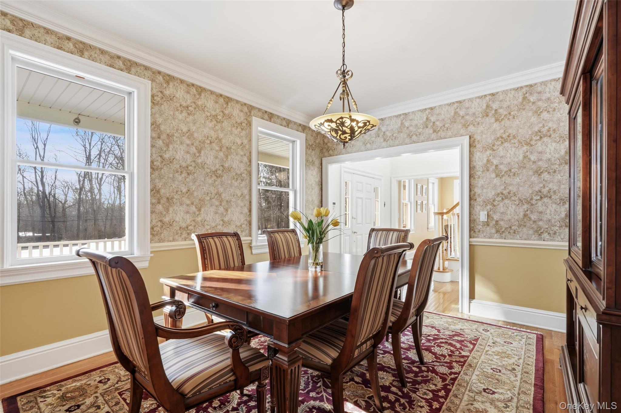 127 Smith Ridge Road South Salem, NY 10590 - Photo 21 of 49 a view of a dining room with furniture window and outside view
