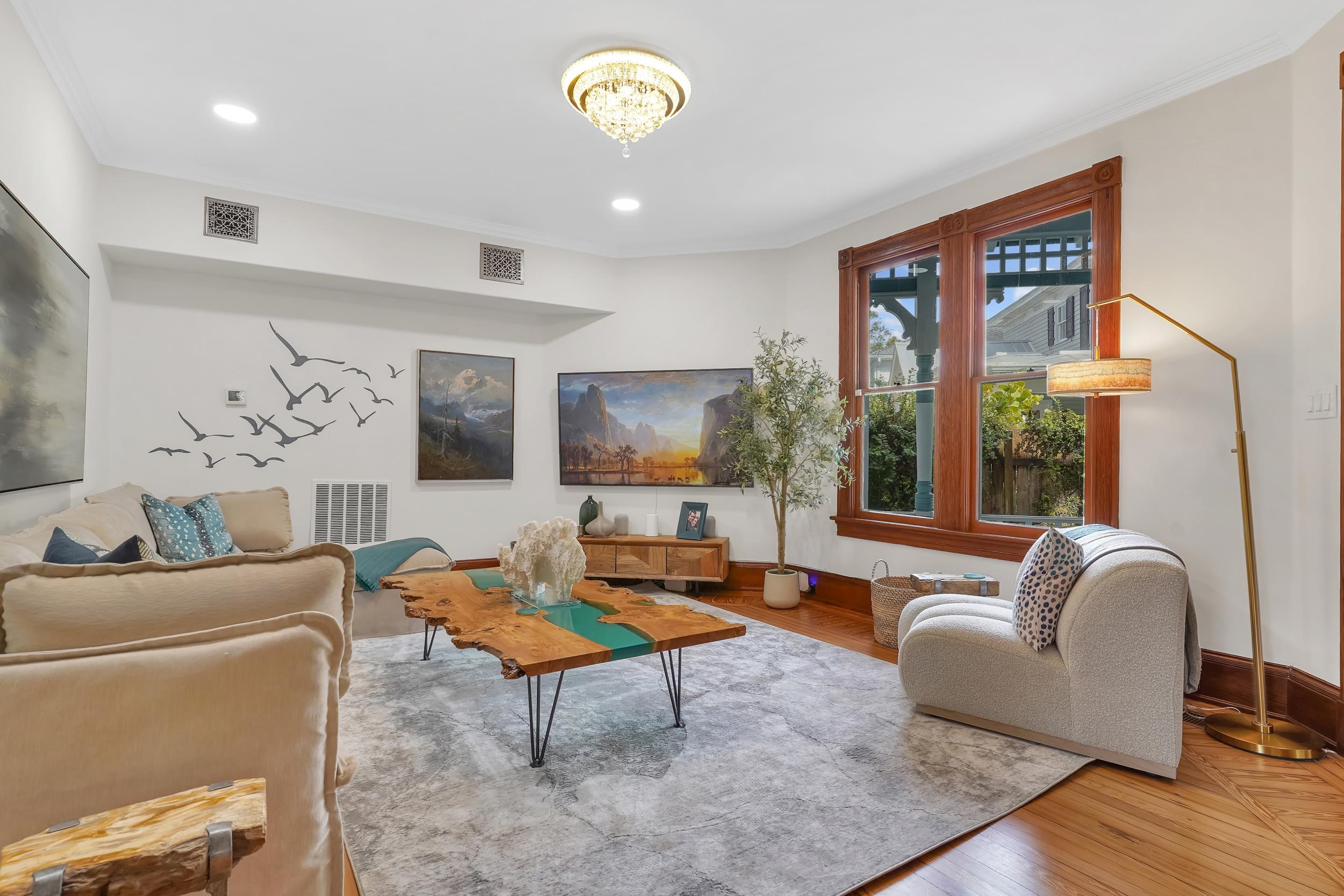 268 St George Street St. Augustine, FL 32084 - Photo 14 of 71 a living room with furniture and a large window