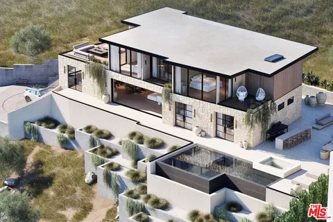 front view of a house with a balcony