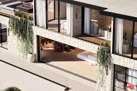 a view of balcony with furniture