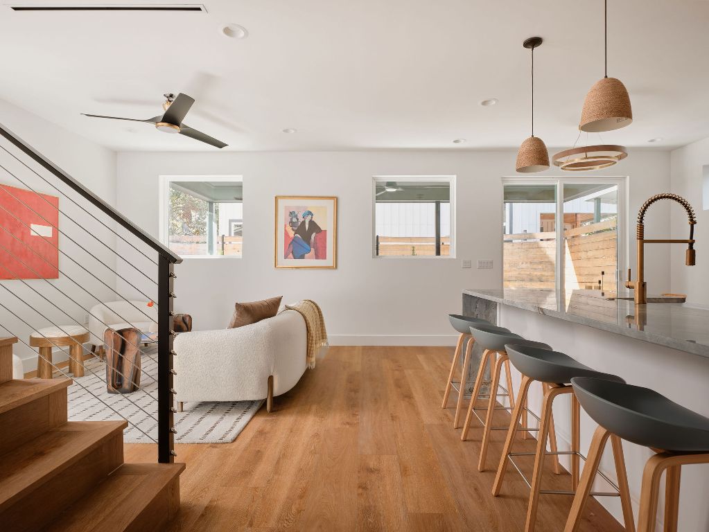 3307 Kay Street, Unit 1 Austin, TX 78702 - Photo 15 of 40 a living room with furniture and a table