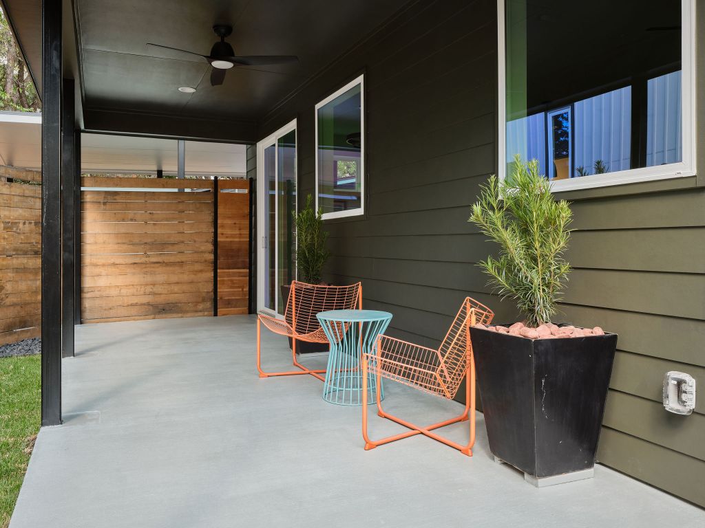 3307 Kay Street, Unit 1 Austin, TX 78702 - Photo 32 of 40 a dining room with furniture and front door