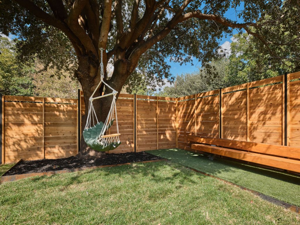 3307 Kay Street, Unit 1 Austin, TX 78702 - Photo 35 of 40 a view of backyard with wooden fence