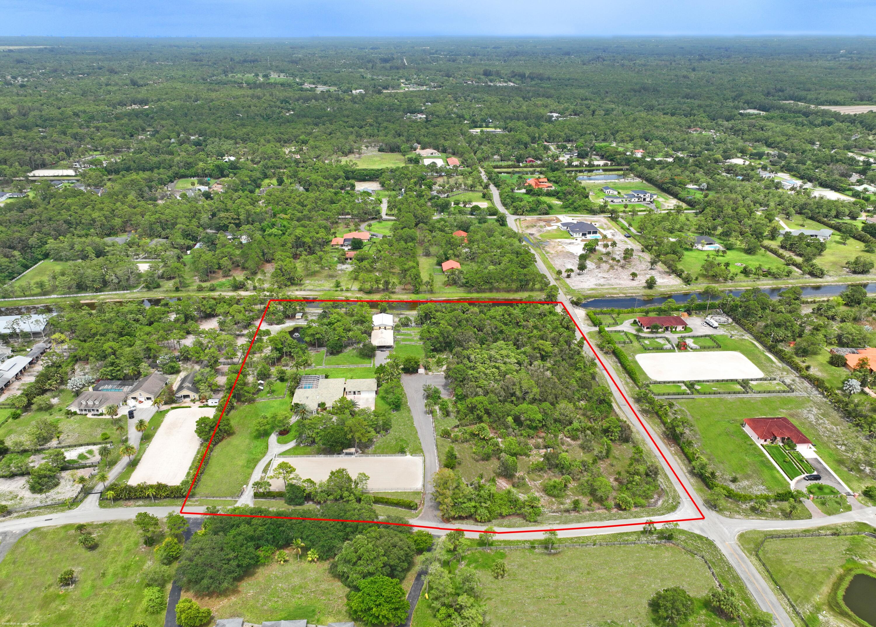 2560 Buck Ridge Trail Loxahatchee, FL 33470 - Photo 2 of 65 Aerial View looking East