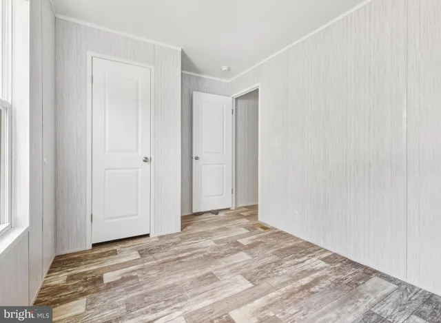 a view of a room with an empty space