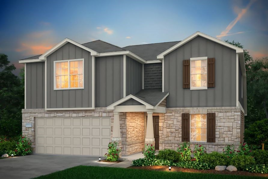 181 Spotted Rail Ridge Leander, TX 78641 - Photo 1 of 1 Centex Homes, Stockdale elevation T, rendering