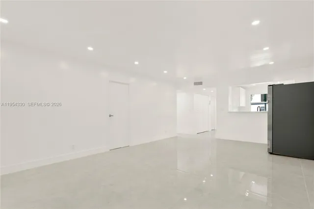 a view of an empty room