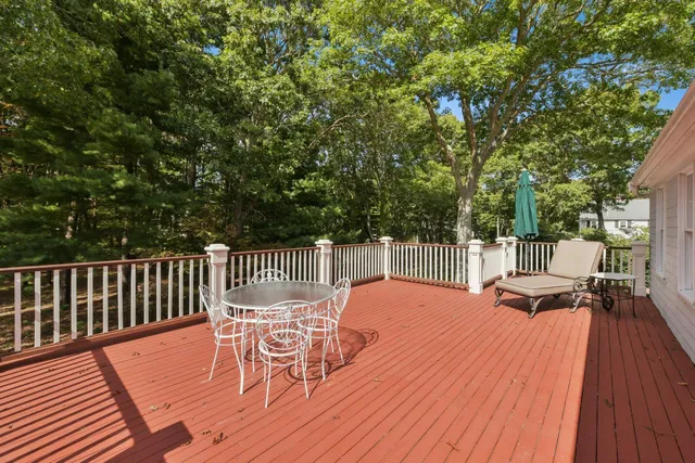 a view of a chairs and table on the wooden floor