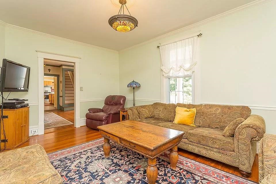 163 Pleasant View Road Staunton, VA 24401 - Photo 9 of 50 a living room with furniture and a flat screen tv
