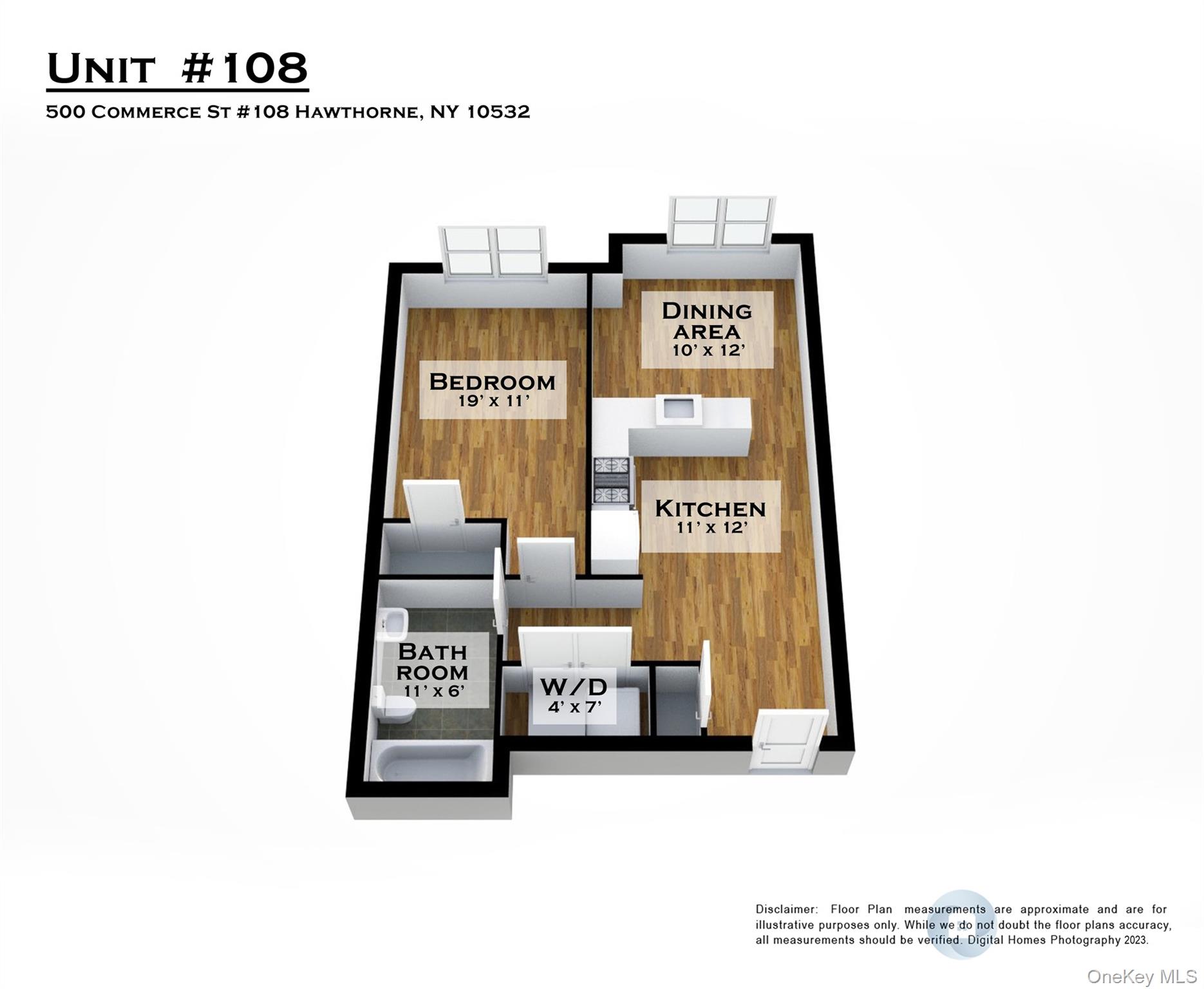 500 Commerce Street, Unit 108 Hawthorne, NY 10532 - Photo 16 of 17 View of room layout