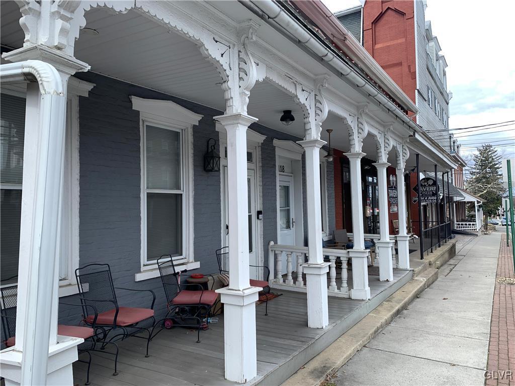 116 South Main Street Alburtis, PA 18011 - Photo 3 of 30 a view of a building with outdoor seating