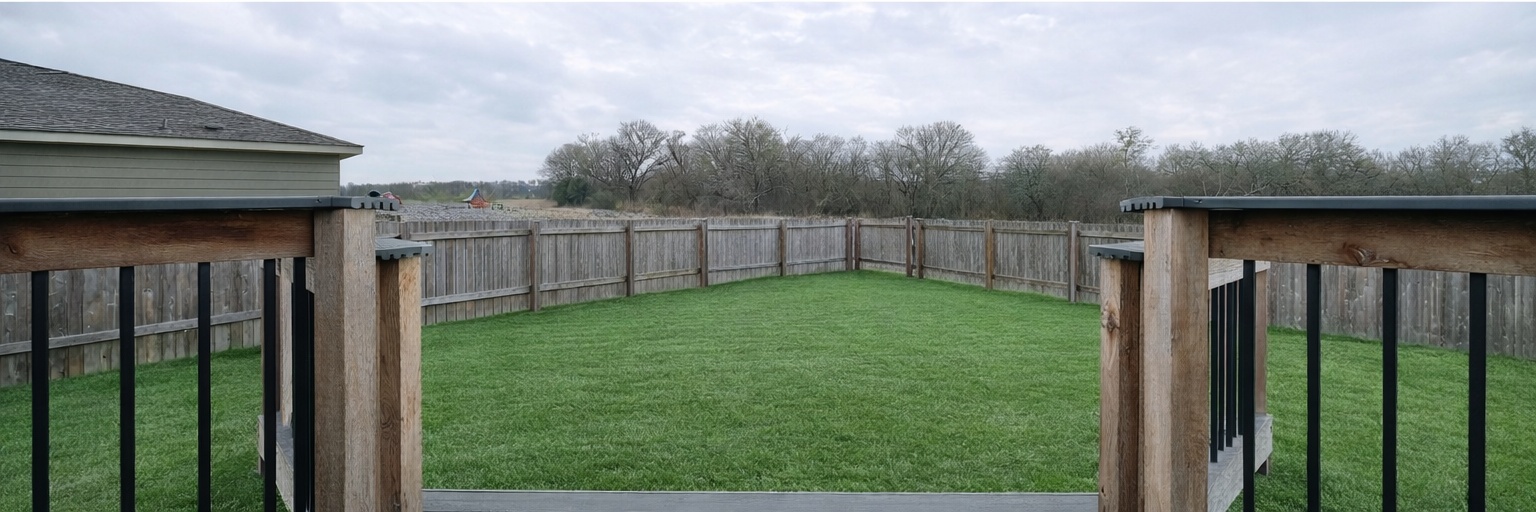140 Satsuma Lane Kyle, TX 78640 - Photo 29 of 30 a view of a backyard with cabin
