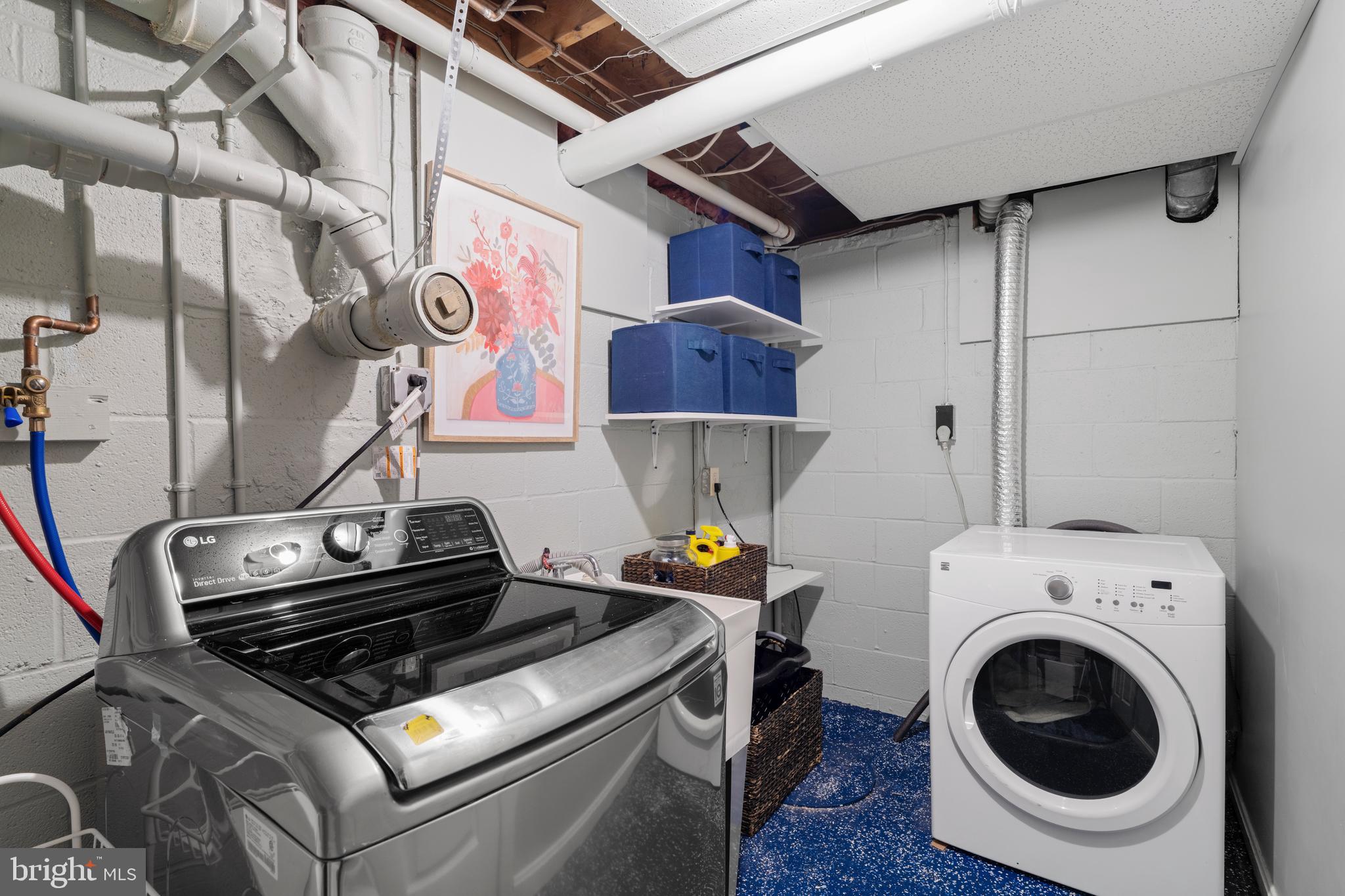 13714 Harcum Road Phoenix, MD 21131 - Photo 42 of 61 a utility room with dryer and washer