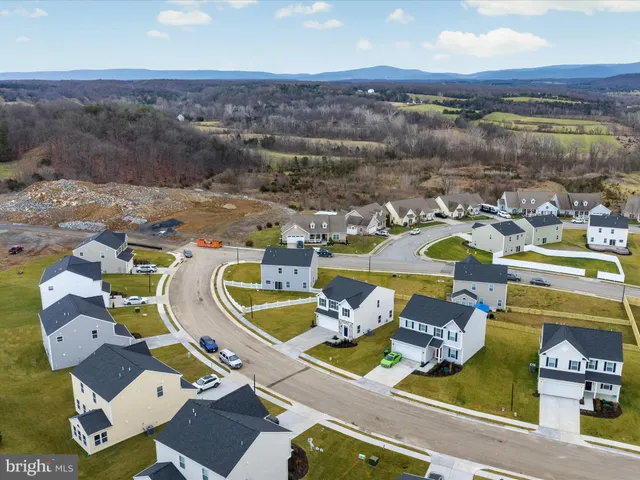 a view of a swimming pool with lounge chairs