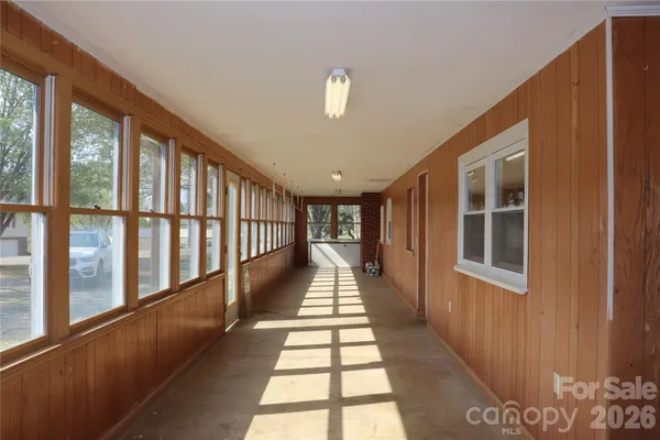 a view of a balcony