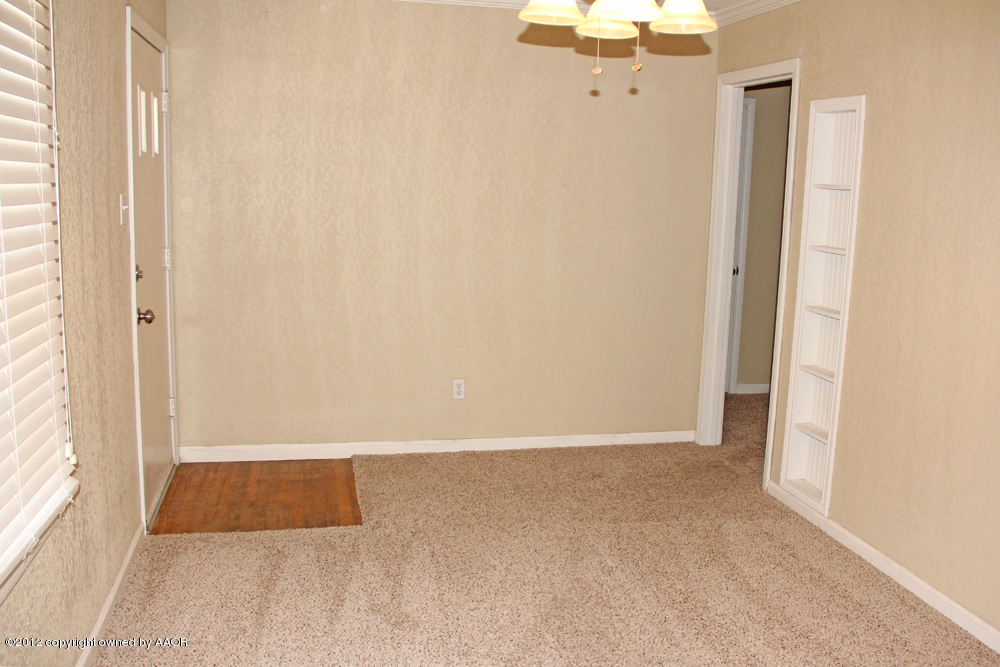 4306 South Hayden Street Amarillo, TX 79110 - Photo 3 of 23 a view of an empty room