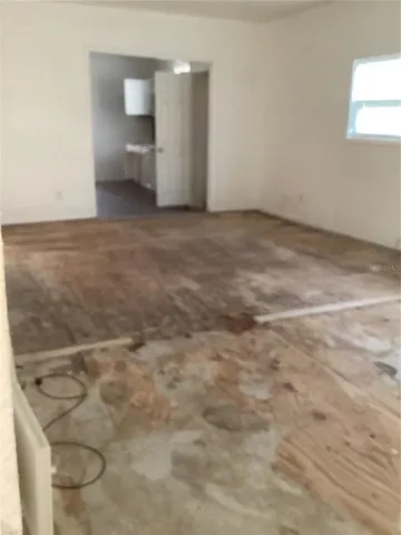 a view of empty room