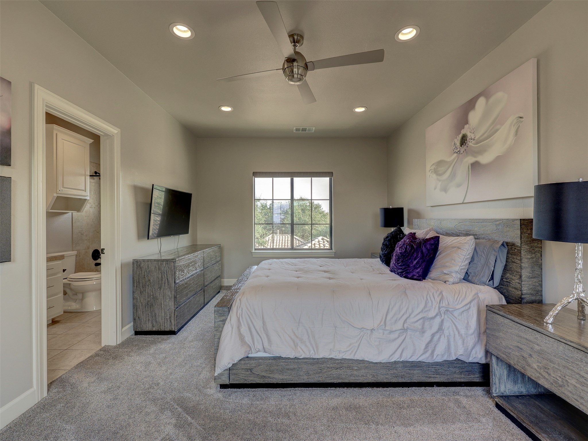 11805 Pleasant Panorama View Austin, TX 78738 - Photo 30 of 40 Peaceful views from this spacious and serene bedroom suite.