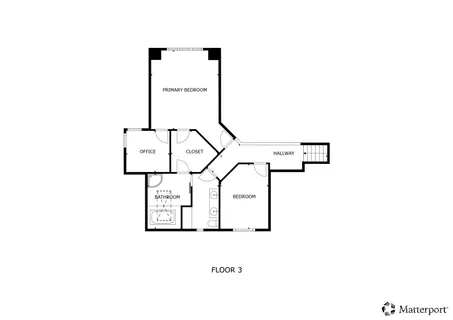 a picture of a wall with a white wall and a picture