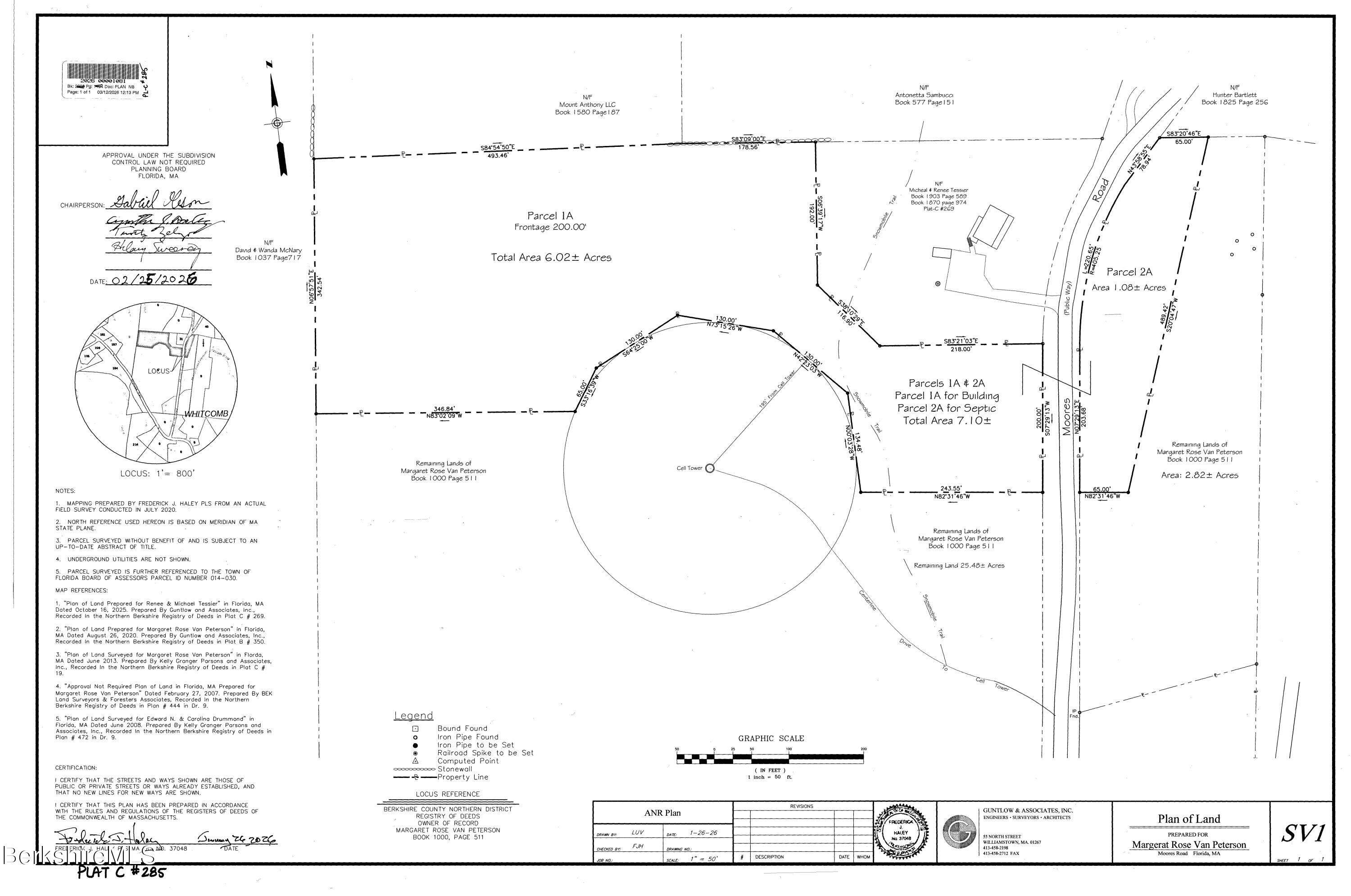 29 Moores Road Florida, MA 01247 - Photo 2 of 2 7.1 ACRE Building Lot with Septic Plan