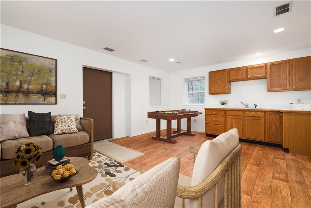116 West Cruikshank Road Butler, PA 16002 - Photo 18 of 25 a living room with furniture and kitchen view