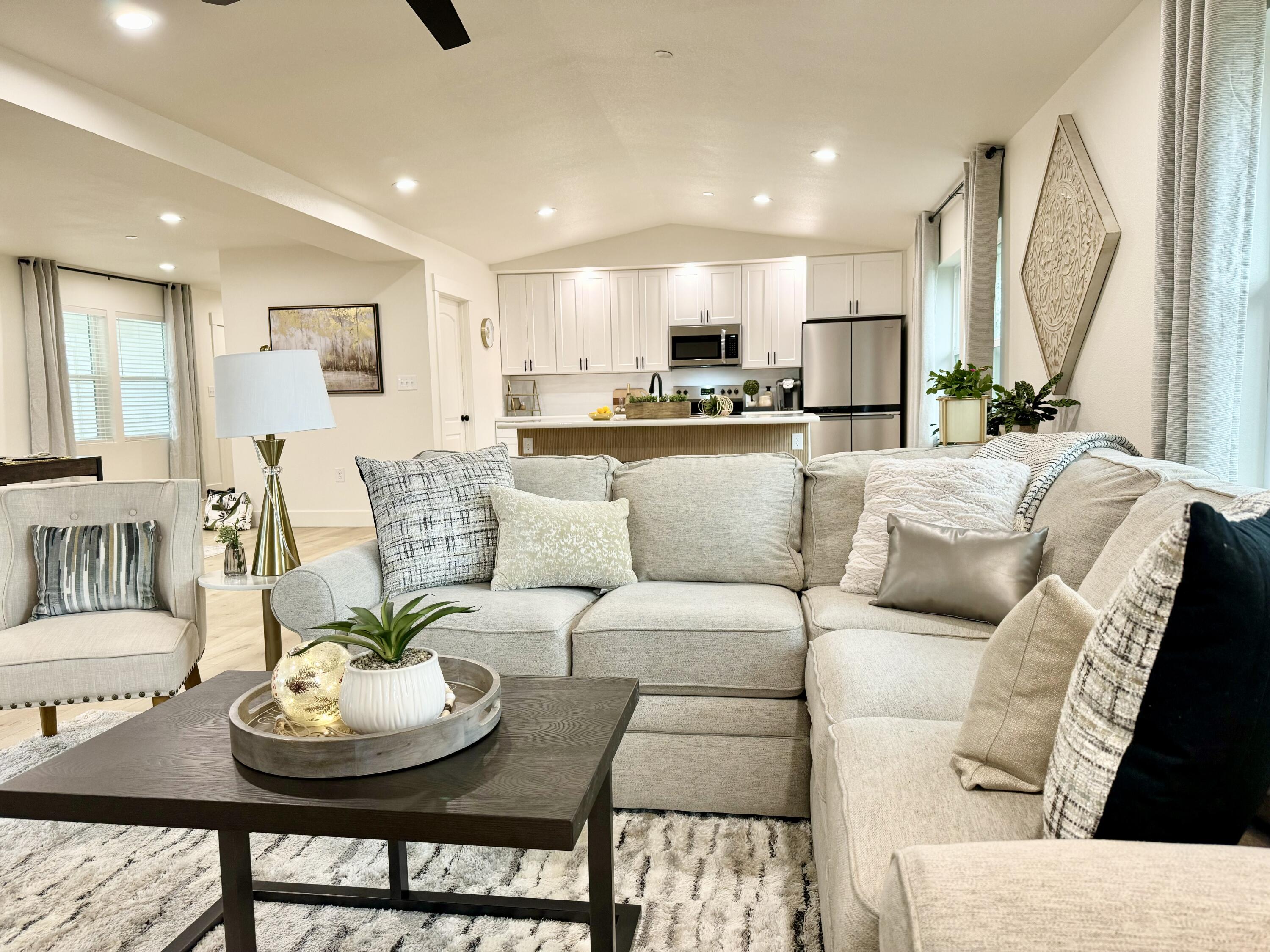 1387 Ridge Drive Redding, CA 96001 - Photo 11 of 44 a living room with furniture and a large window