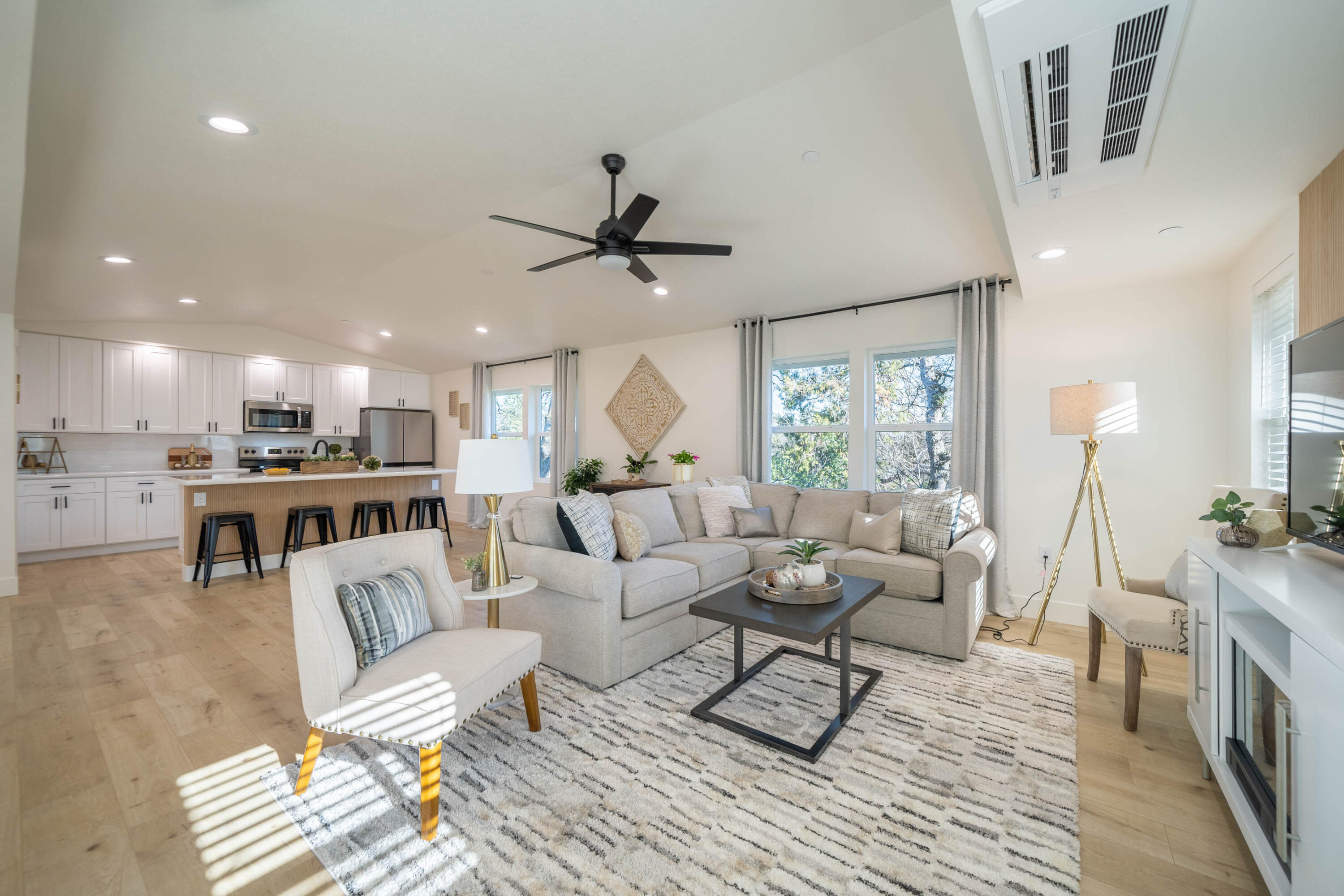 1387 Ridge Drive Redding, CA 96001 - Photo 3 of 44 a living room with furniture and a large window