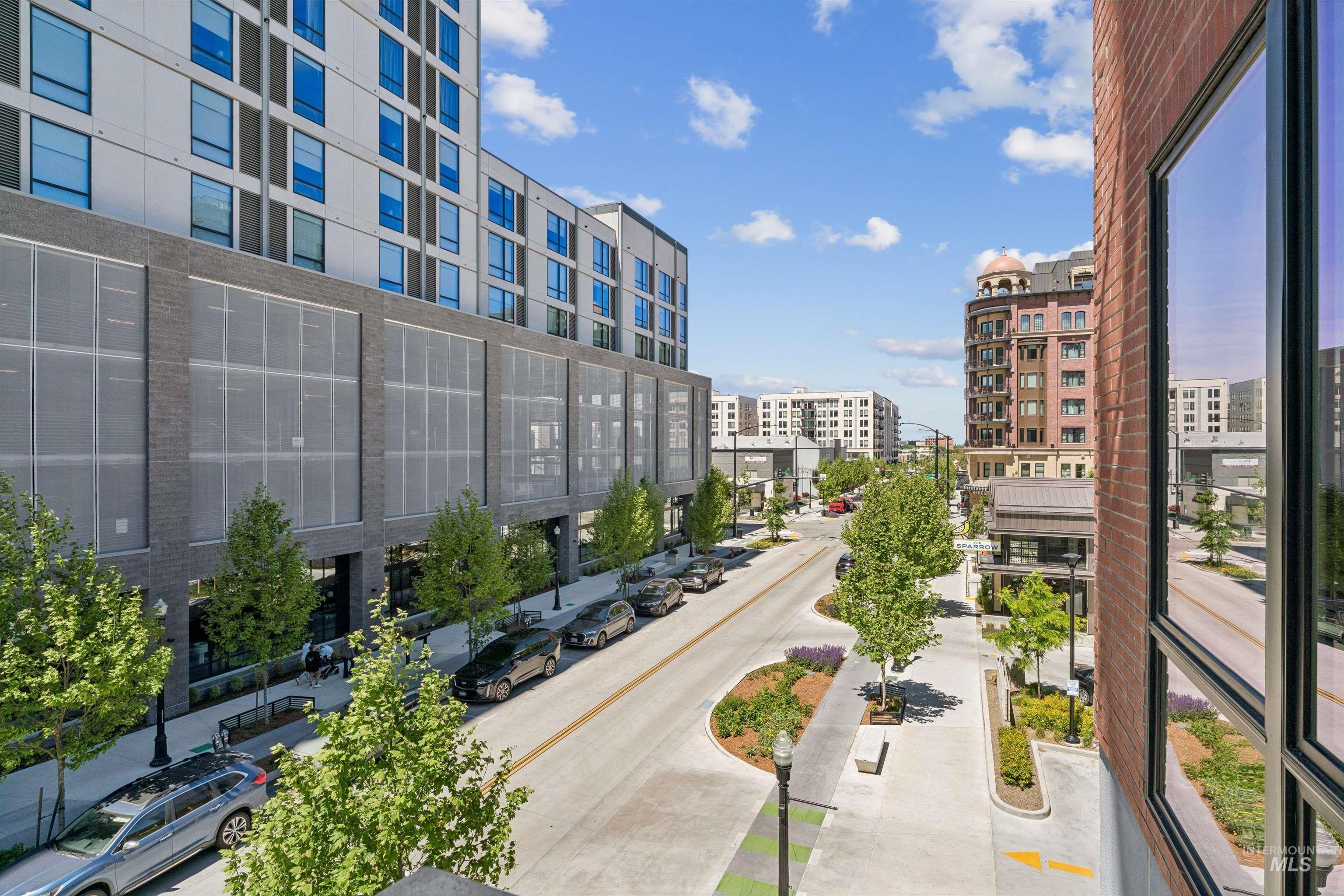 119 South 10th Street, Unit 307 Boise, ID 83702 - Photo 13 of 47 Urban streetscape featuring modern architecture and street-level landscaping