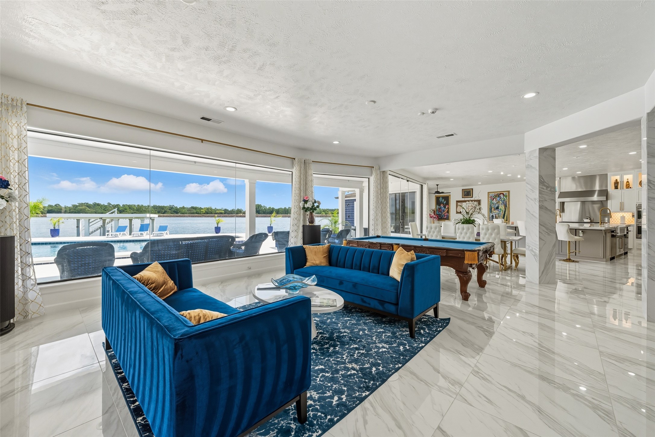 2500 Sand Shore Drive Conroe, TX 77304 - Photo 10 of 50 a living room with furniture and a large window