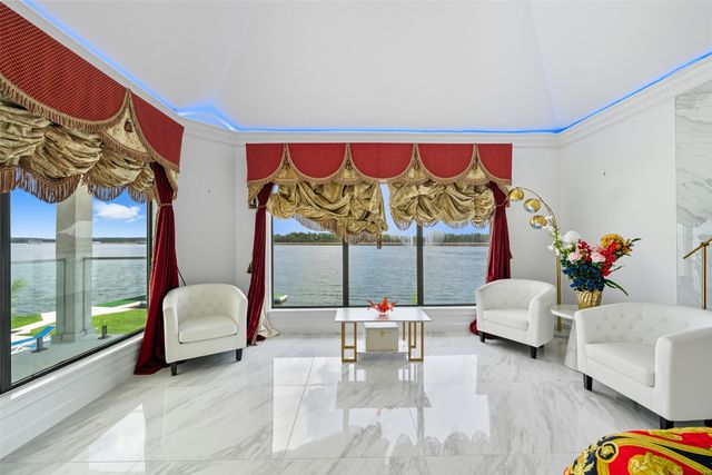 a bed room with a bed and a couch