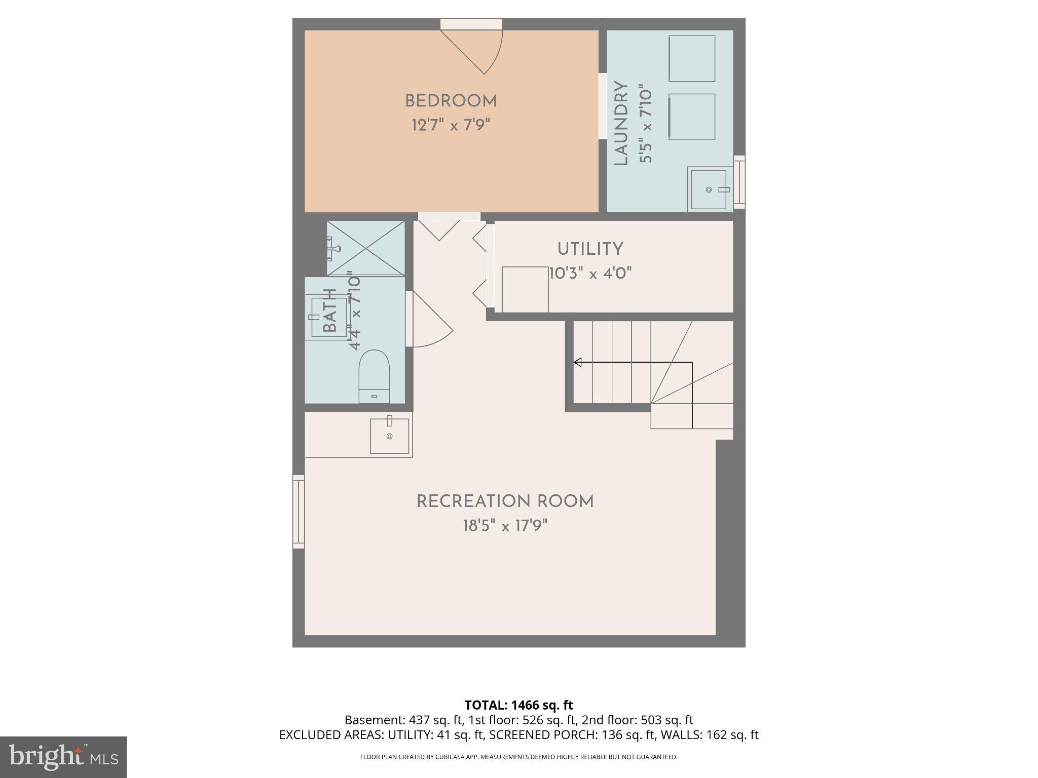 15 East Walnut Street Alexandria, VA 22301 - Photo 75 of 77 Basement level floor plan