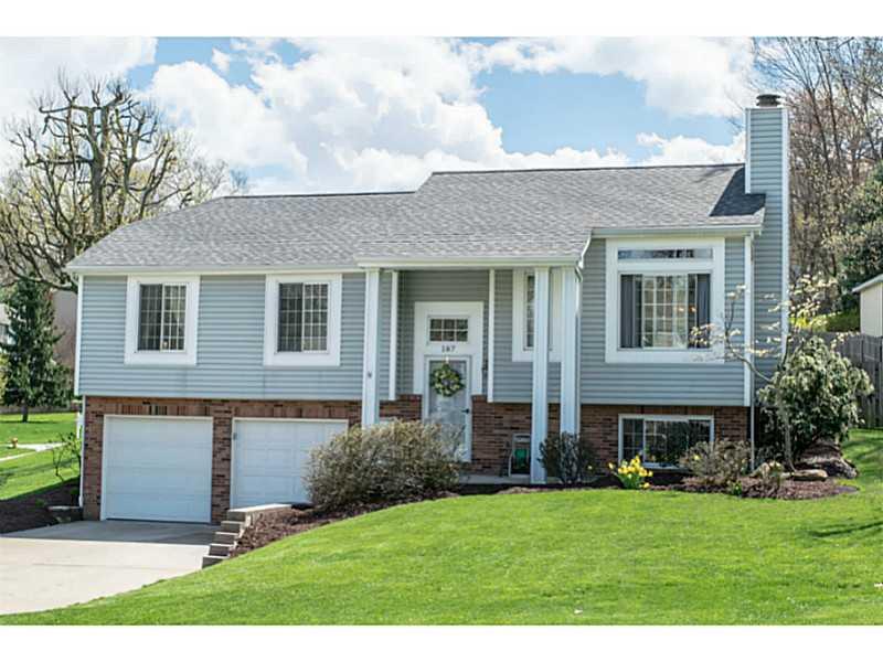 187 Rocky Ridge Road Bethel Park, PA 15102 - Photo 1 of 25 Exterior Front. Beautiful curb appeal, double wide cement driveway