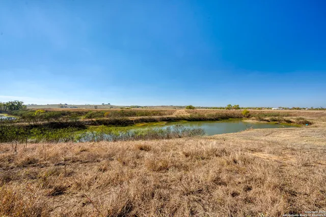 a view of a lake with outdoor space