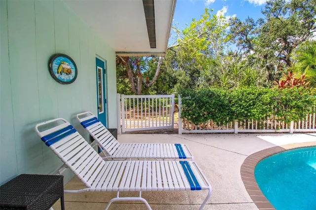 a view of backyard space