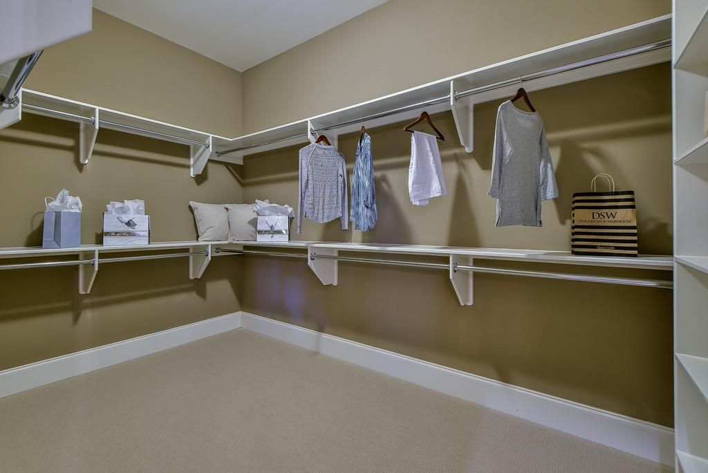 776 Newberry Road Nashville, TN 37205 - Photo 18 of 26 Master closet with wood shelving. No wire shelves in this home, but all wood shelving