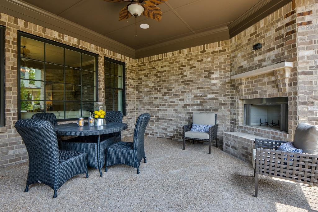 776 Newberry Road Nashville, TN 37205 - Photo 25 of 26 Outdoor living space with fireplace for those cool nights in the Fall