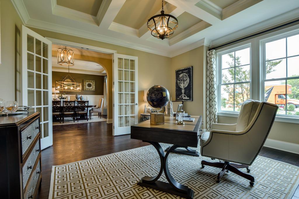Another view of the elegant study