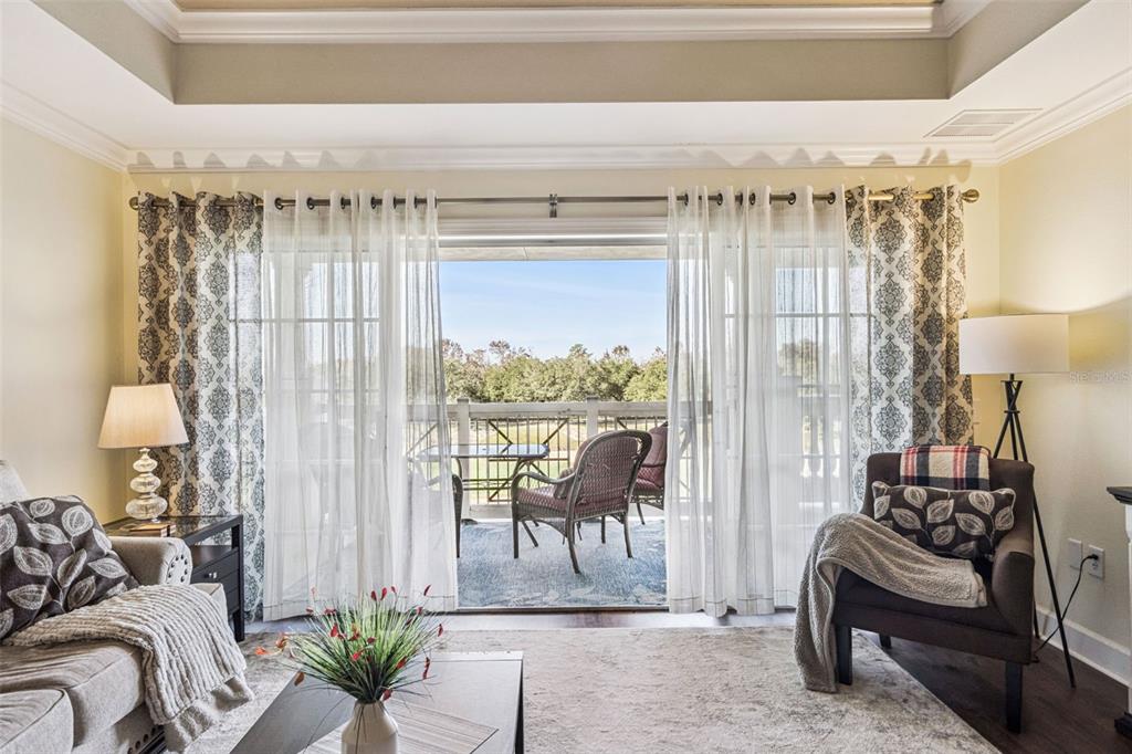 1356 Centre Ct Ridge Drive, Unit 202 Reunion, FL 34747 - Photo 10 of 67 a living room with furniture and a large window
