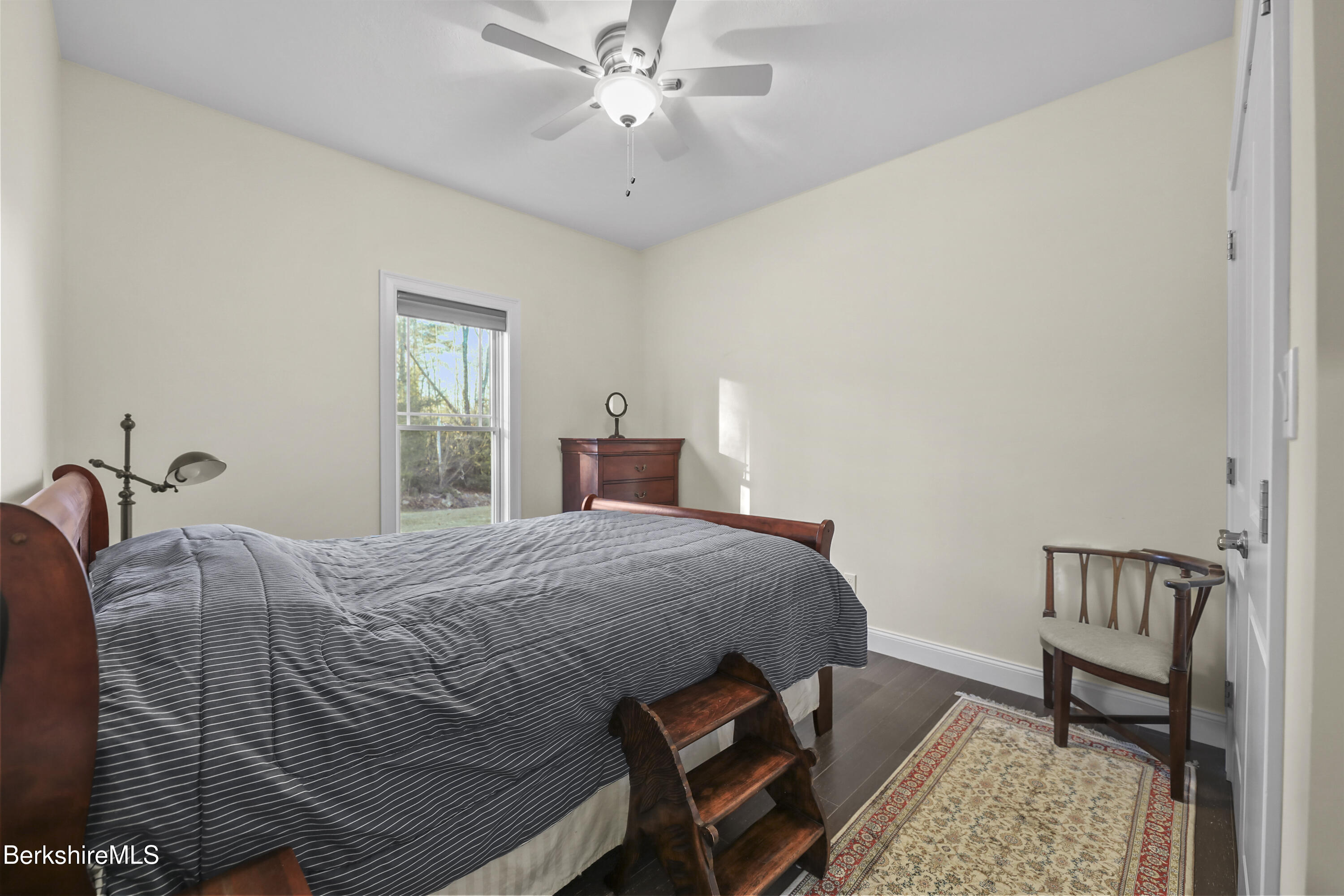 2012 East Otis Road Otis, MA 01029 - Photo 23 of 53 a bedroom with a bed and a table in it